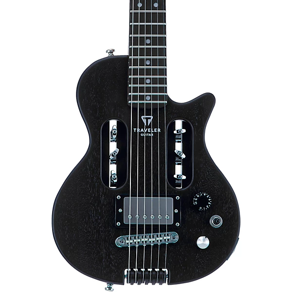 EG 1 Mod X Electric Hybrid Travel Electric Guitar Black Satin