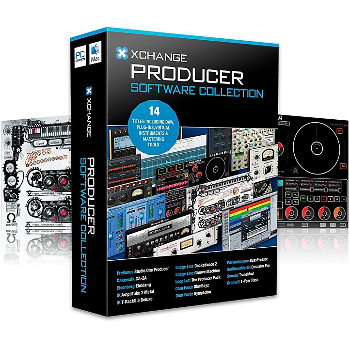 Producer Collection with Presonus Cakewalk IK Multimedia Image Line Loop Loft Ohm Force and Sonnox