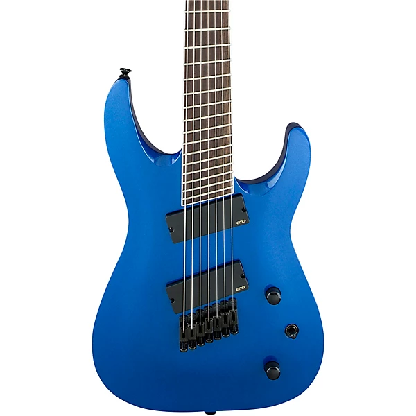 Jackson X Series Soloist SLAT7 7 String Multi Scale Electric Guitar Blue Metallic