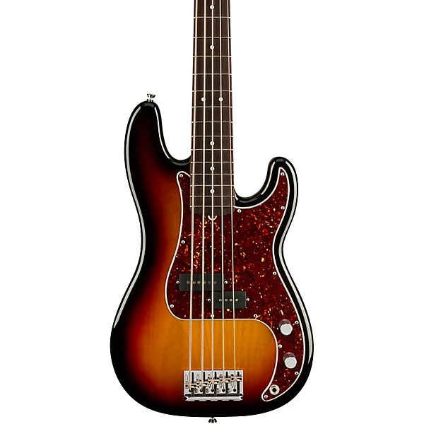 American Professional II Precision Bass V Rosewood Fingerboard 3 Color Sunburst