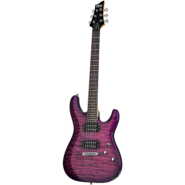 Schecter Guitar Research C 6 Plus Electric Guitar Electric Magenta