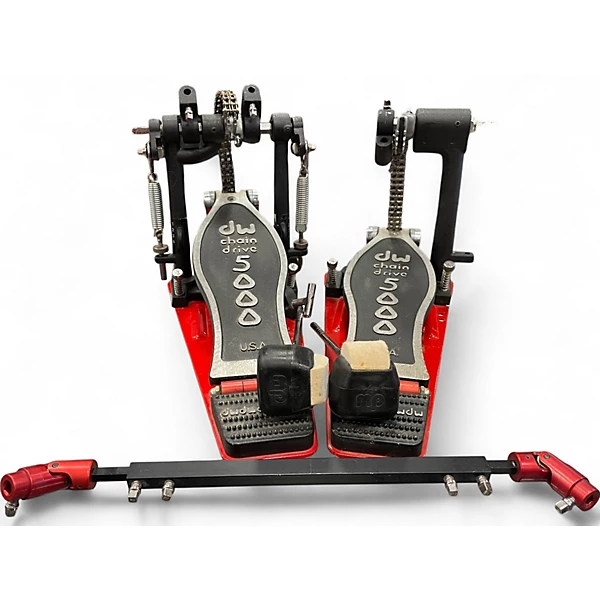 DW Used DW 5000 Series Double Double Bass Drum Pedal