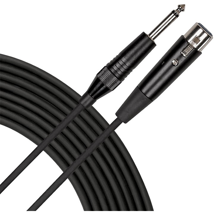 HI Z Mic Cable 20 ft Black