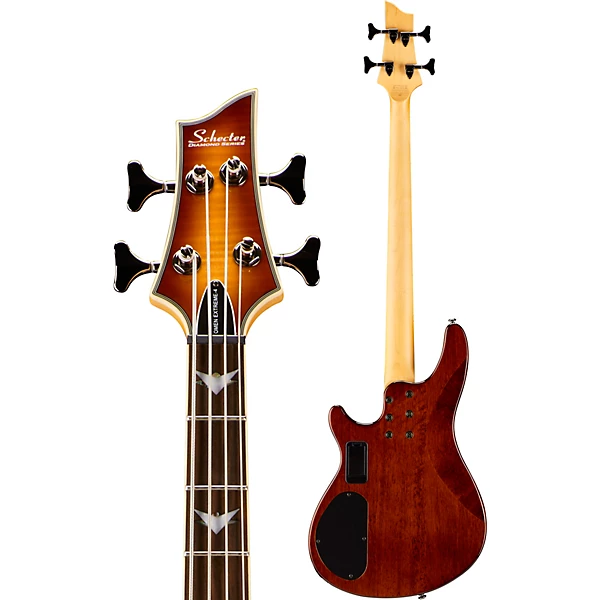 Schecter Guitar Research Omen Extreme 4 Electric Bass Guitar Vintage Sunburst