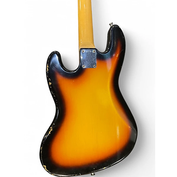 Used Fender Custom Shop 60s Jazz Relic 3 Color Sunburst Electric Bass Guitar