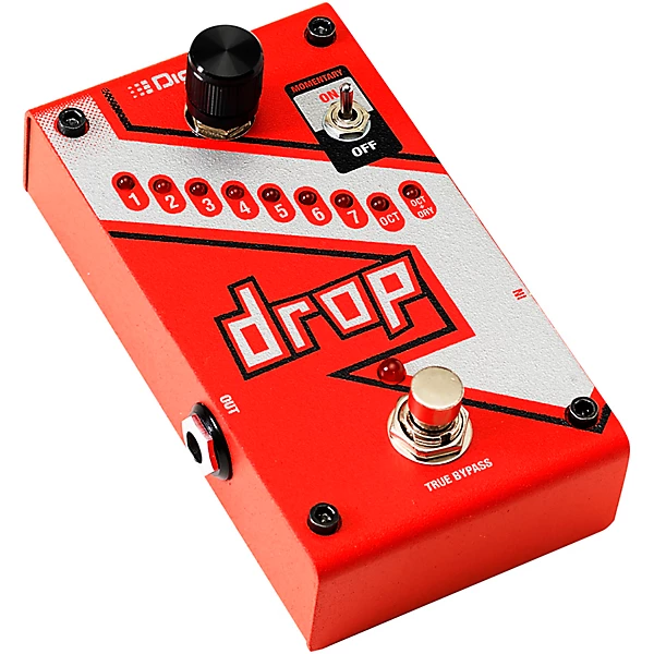 DigiTech Drop Polyphonic Drop Tune Pitch Shifter Guitar Effects Pedal