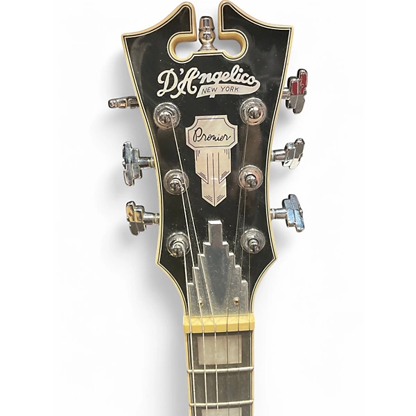 DAngelico Used DAngelico Premiere Bedford SH Orange Hollow Body Electric Guitar.gc