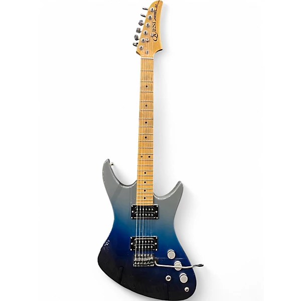 Vintage 1980s Quest Atak 2 Midnight Fade Solid Body Electric Guitar