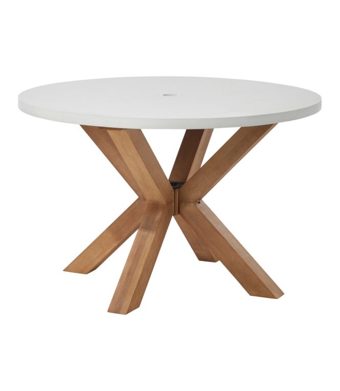 Composite-Top Round Table