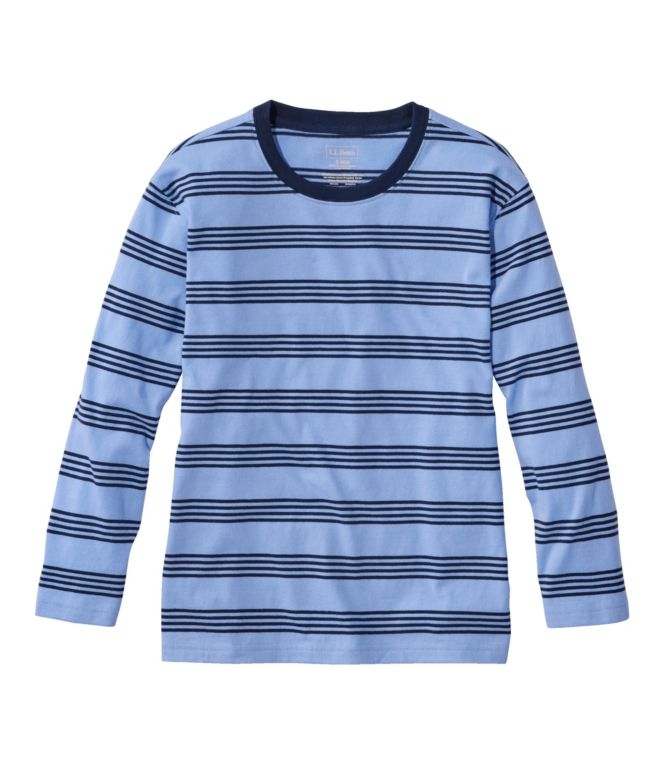 Women's Saturday T-Shirt, Crewneck Three-Quarter-Sleeve Stripe