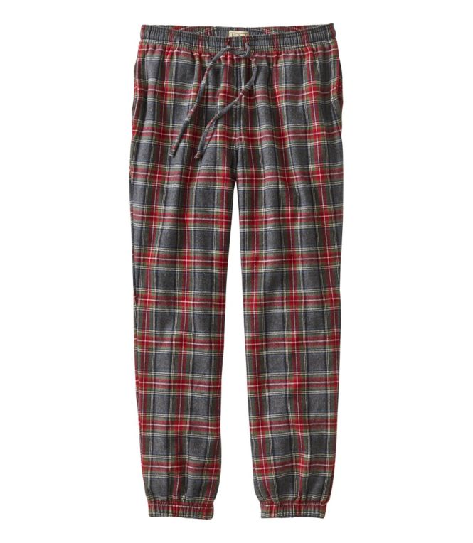 Men's Scotch Plaid Flannel Jogger Pants