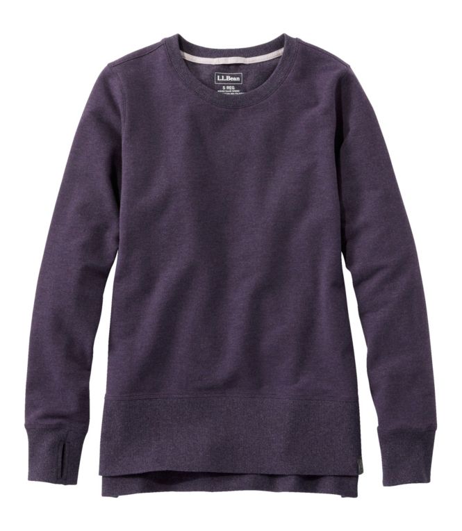 Women's L.L.Bean Cozy Sweatshirt, Split-Hem