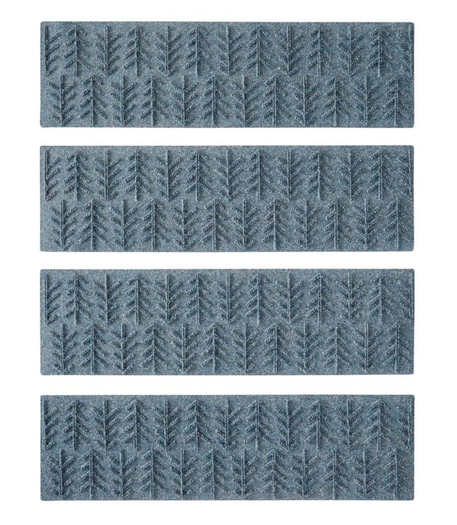 Everyspace Recycled Waterhog Mat, Stair Treads, Set of Four, Trees