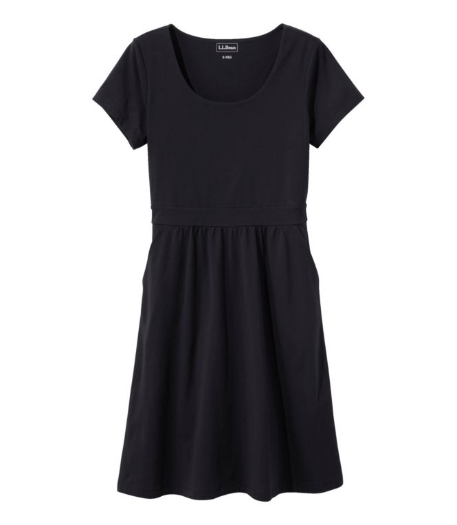 Women's Easy Cotton Fit-and-Flare Dress