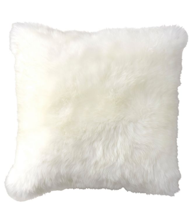 Sheepskin Throw Pillow, 20