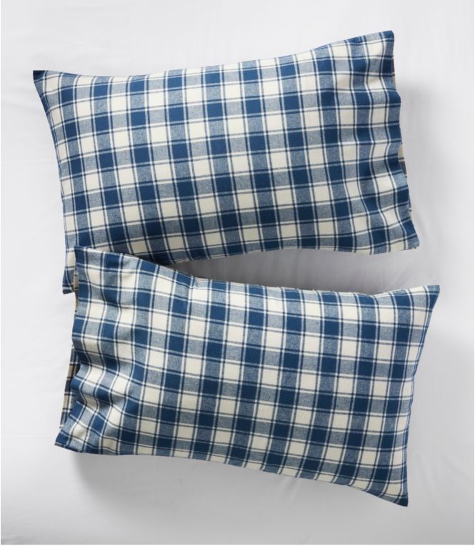 Ultrasoft Comfort Flannel Pillowcases, Check Set of Two