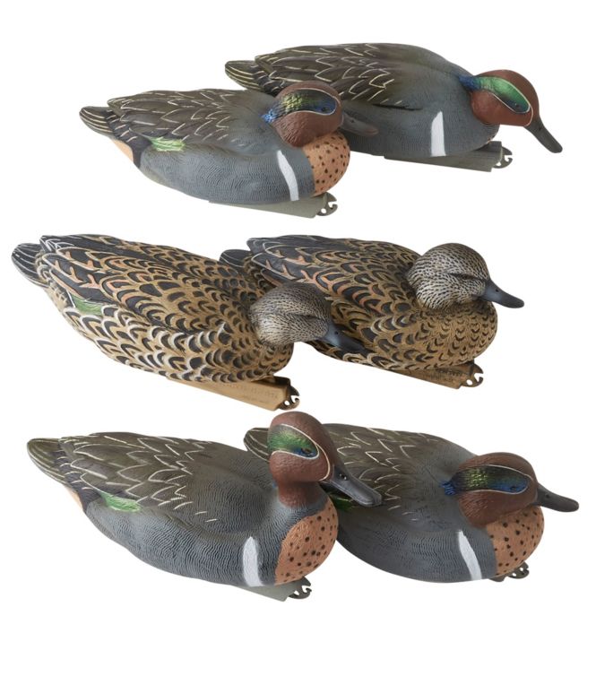 Avery Pro-Grade Decoys, Green-Winged Teal 6-Pack