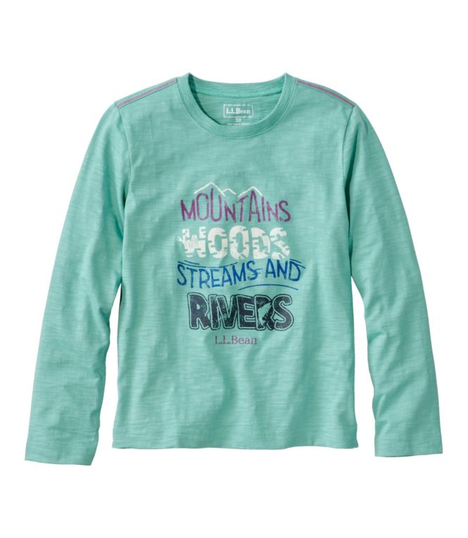 Kids' Graphic Tee, Long-Sleeve Glow-in-the-Dark
