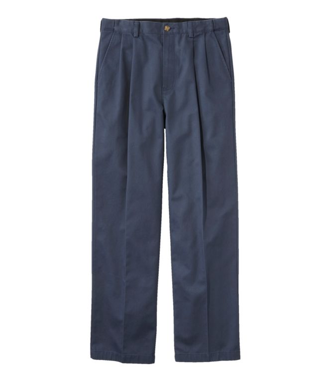 Men's Wrinkle-Free Double L® Chinos, Natural Fit, Hidden Comfort, Pleated
