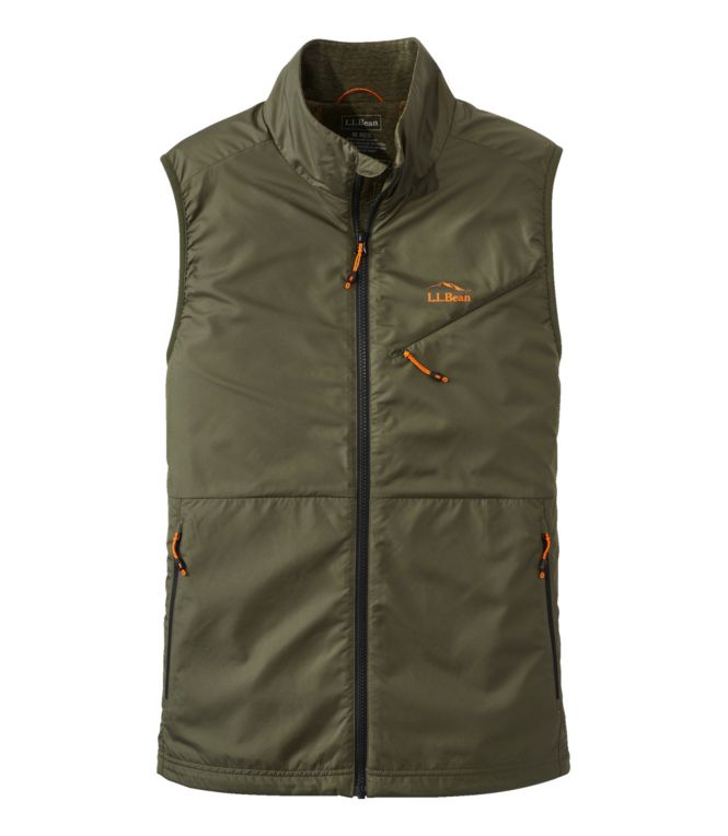 Men's Bean's Performance Fleece-Lined Windbreaker Vest