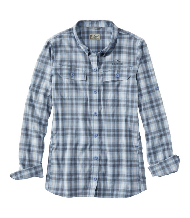 Women's No Fly Zone Long-Sleeve Shirt, Plaid