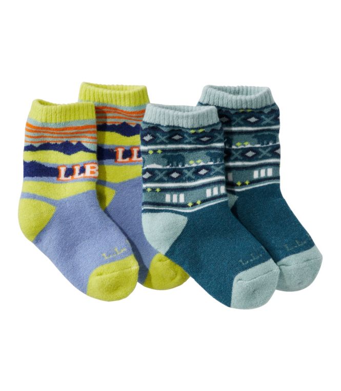 Toddlers' Katahdin Socks, Two-Pack