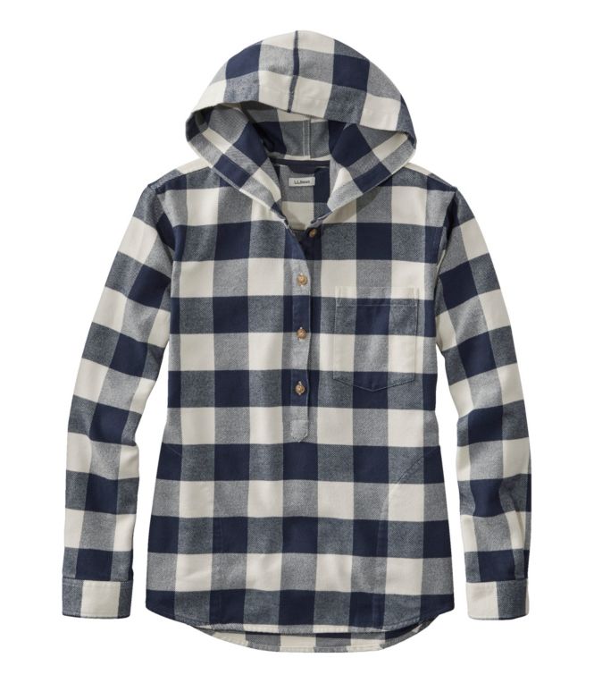 Women's Soft-Brushed Flannel Hoodie