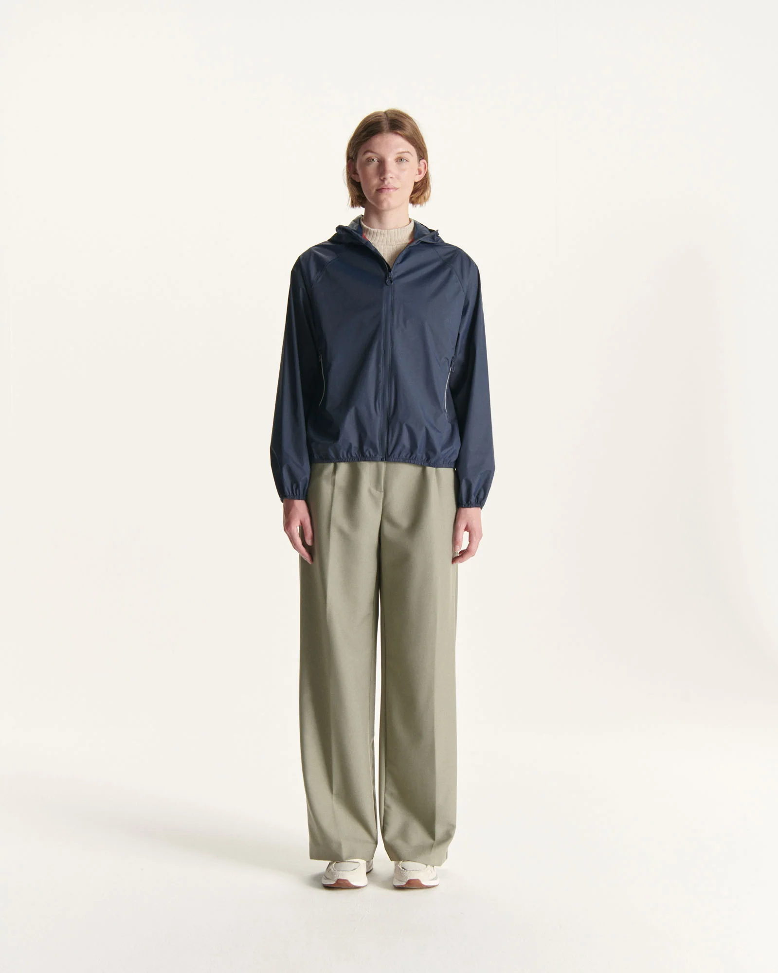 Packable raincoat Aubergine Singapore