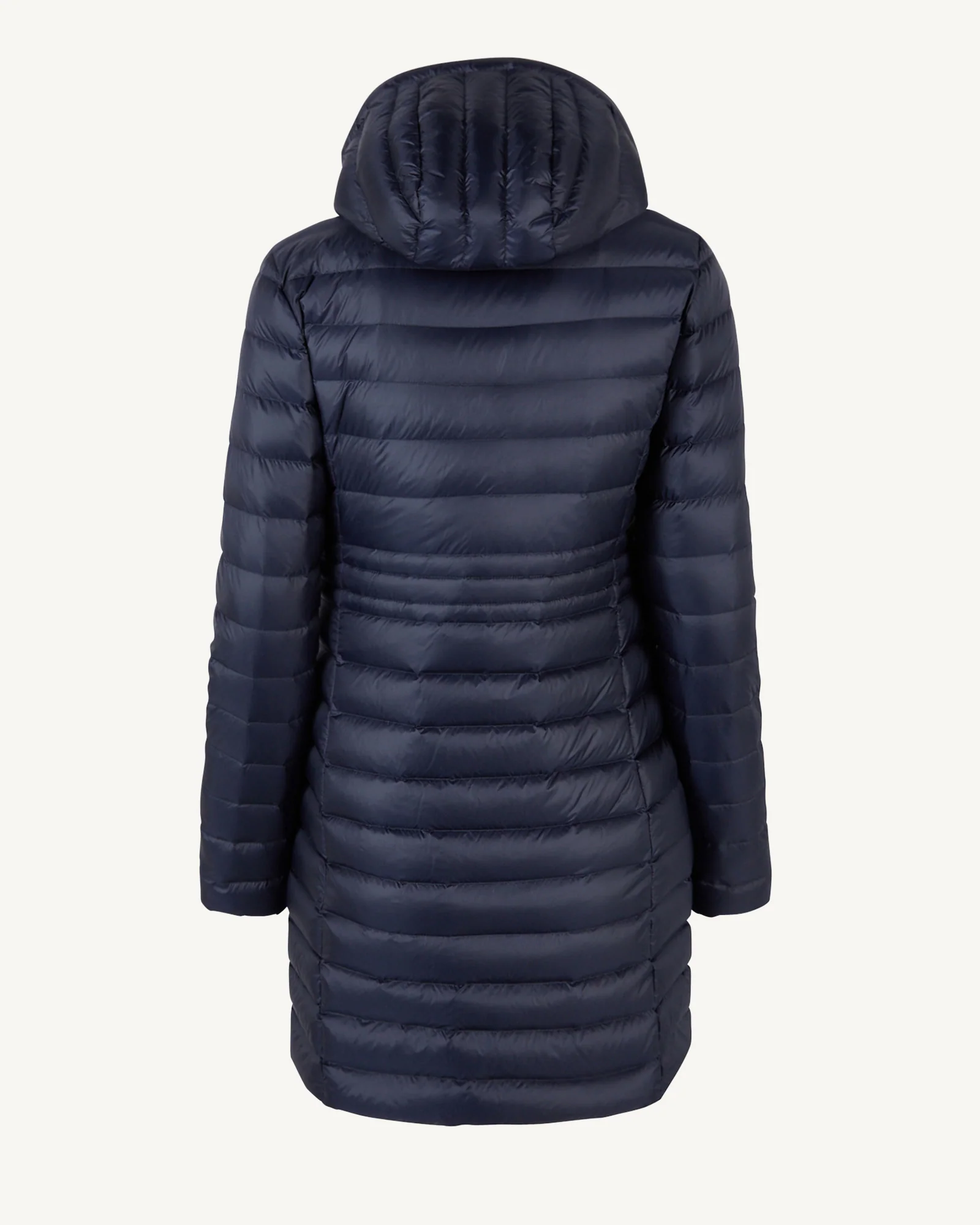 Down jacket long hooded Marine Vero 2.0