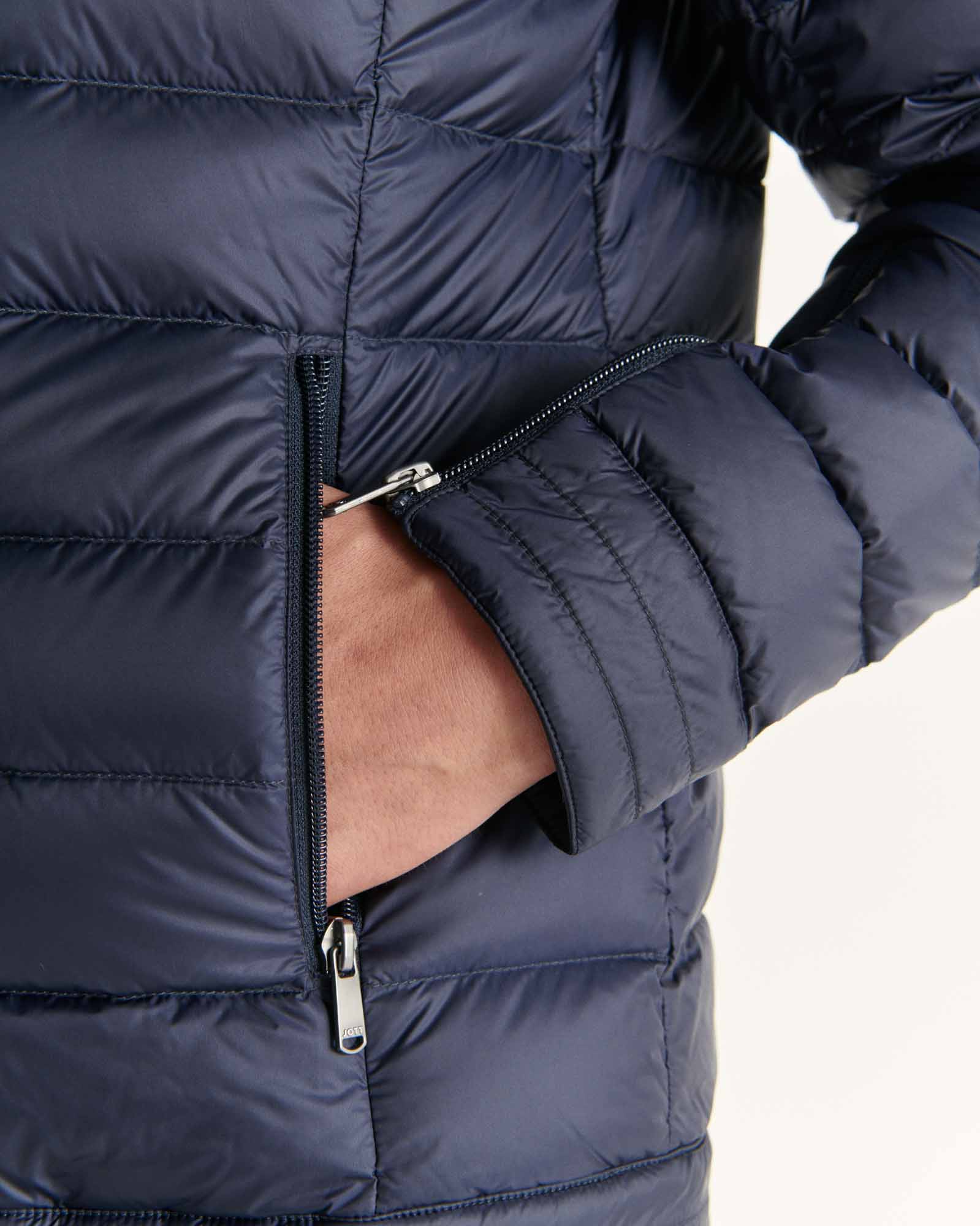 Down jacket Army David biker cut