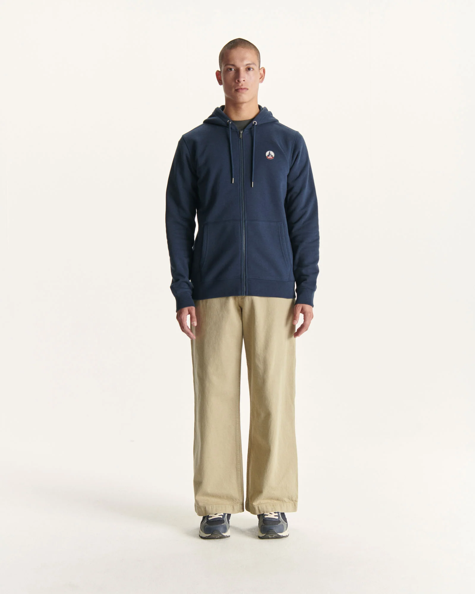 Hoodie in organic cotton Black Mexico