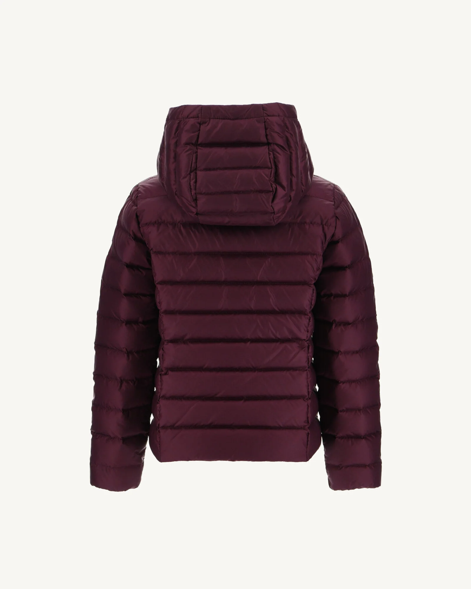 Children's hooded down jacket Grand Cold Aubergine Opal
