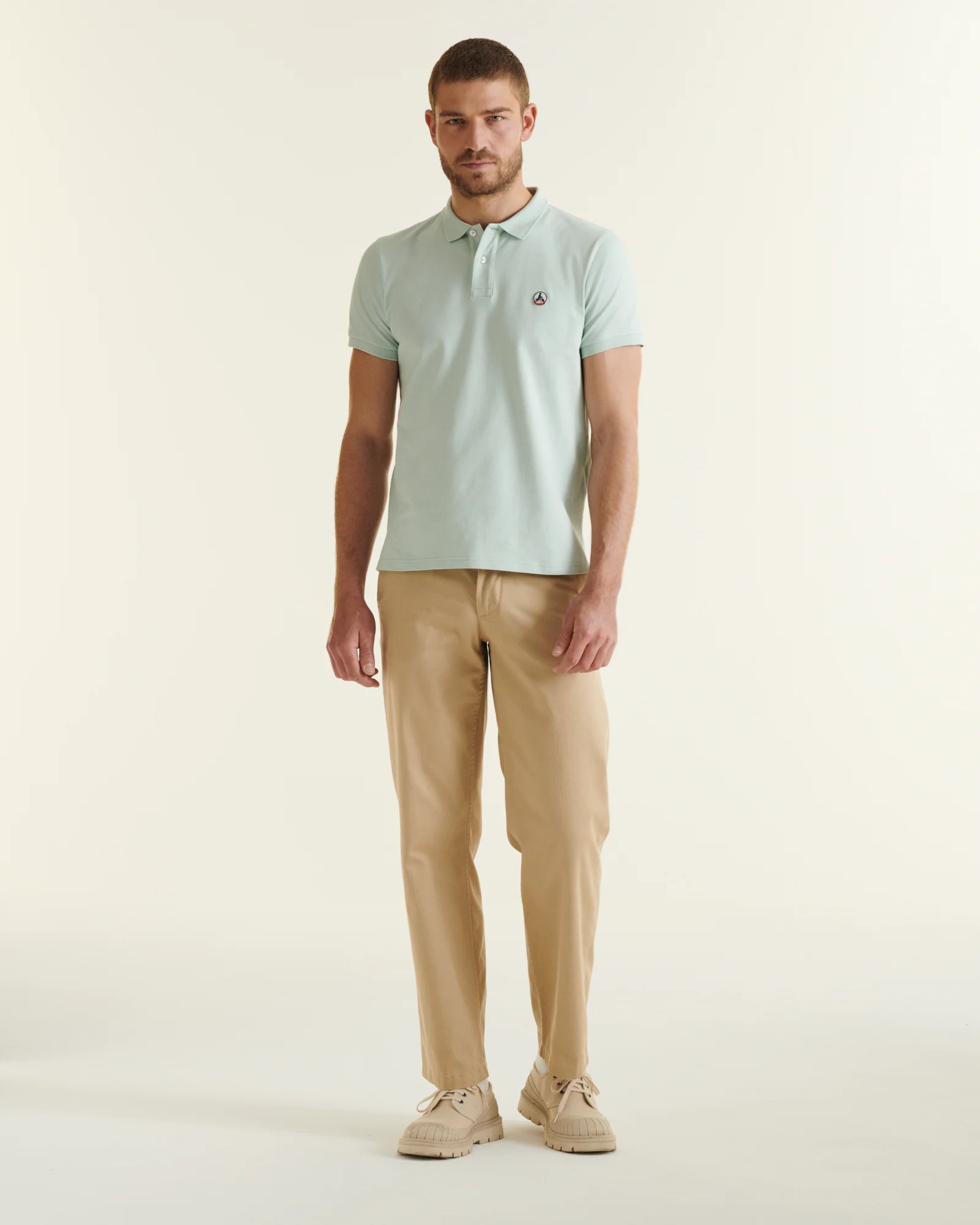 Polo shirt in organic cotton Army Marbella
