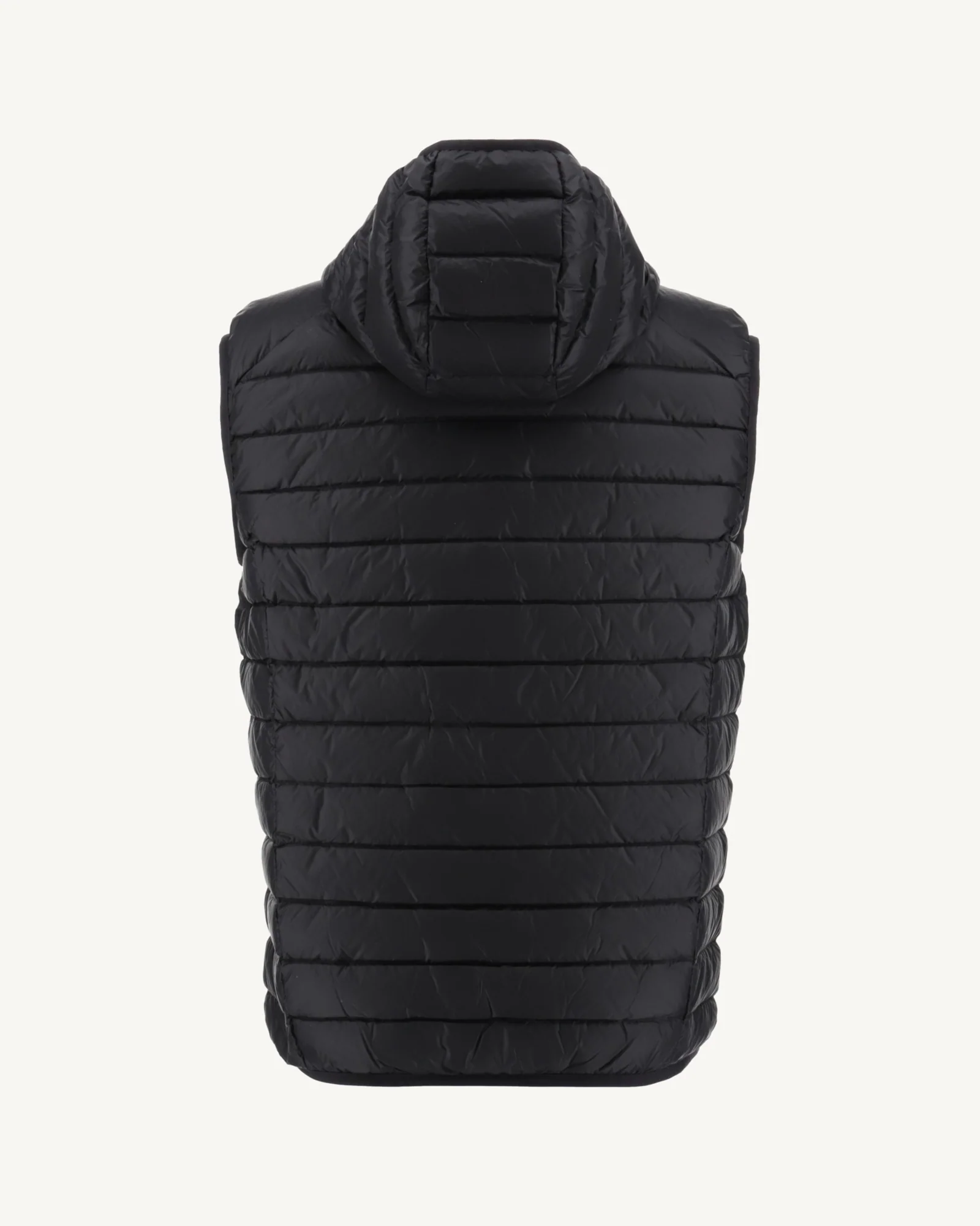 Marine Pat hooded Sleeveless down jacket
