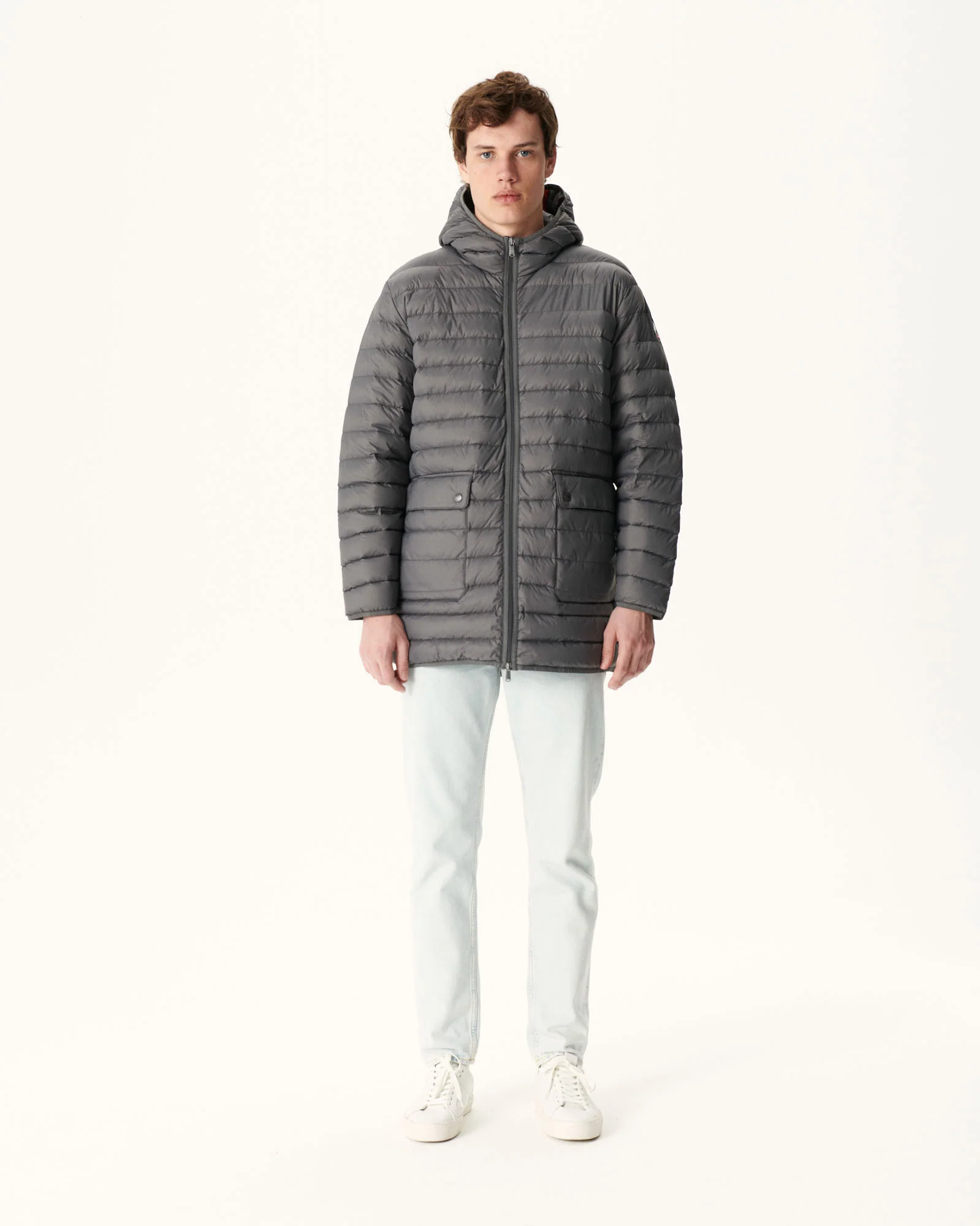 Long down jacket Navy Luc