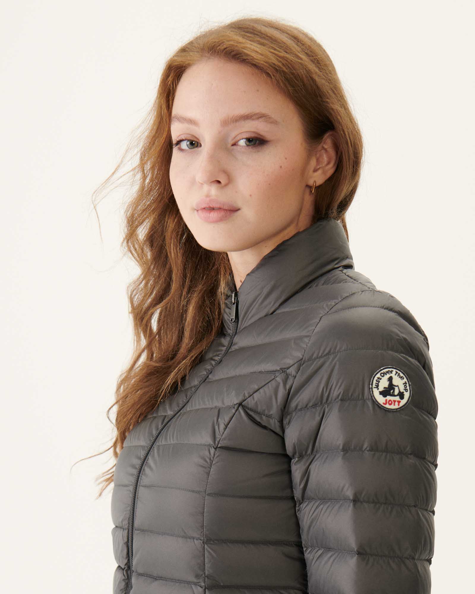 Black Cha lightweight padded jacket
