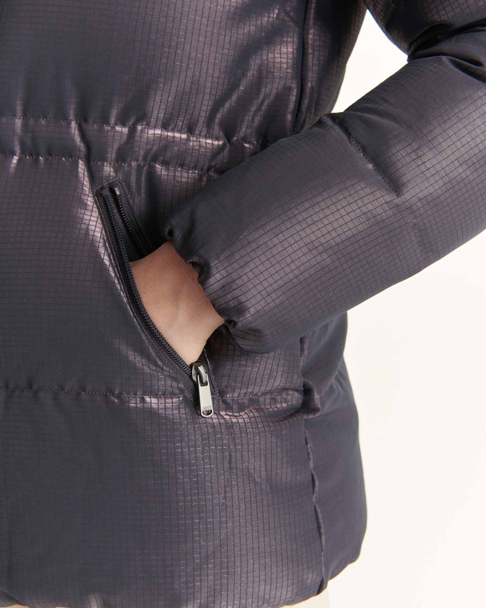 Down jacket Grand Froid Christmas hoodie purple Laponi