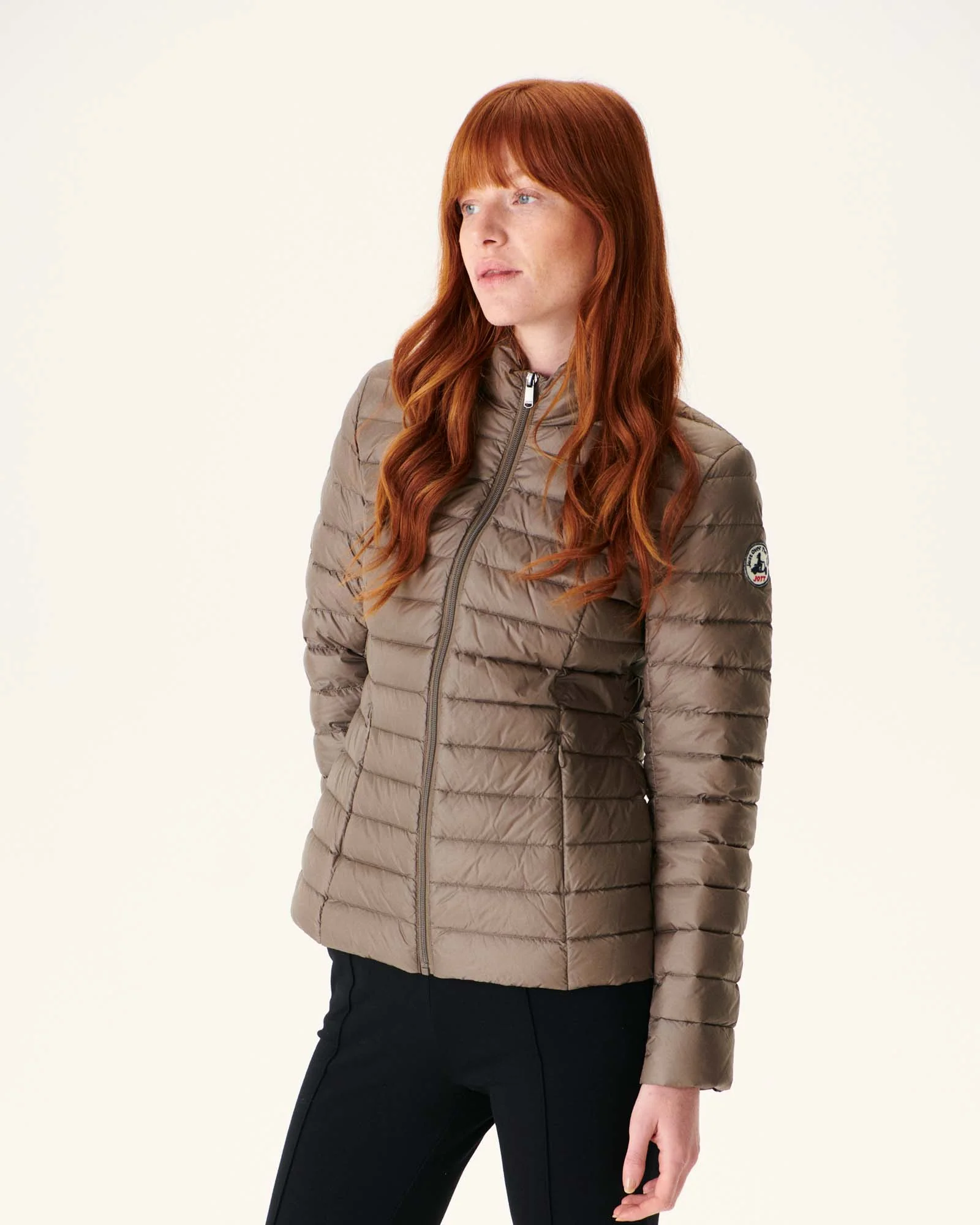 Black Cha lightweight padded jacket