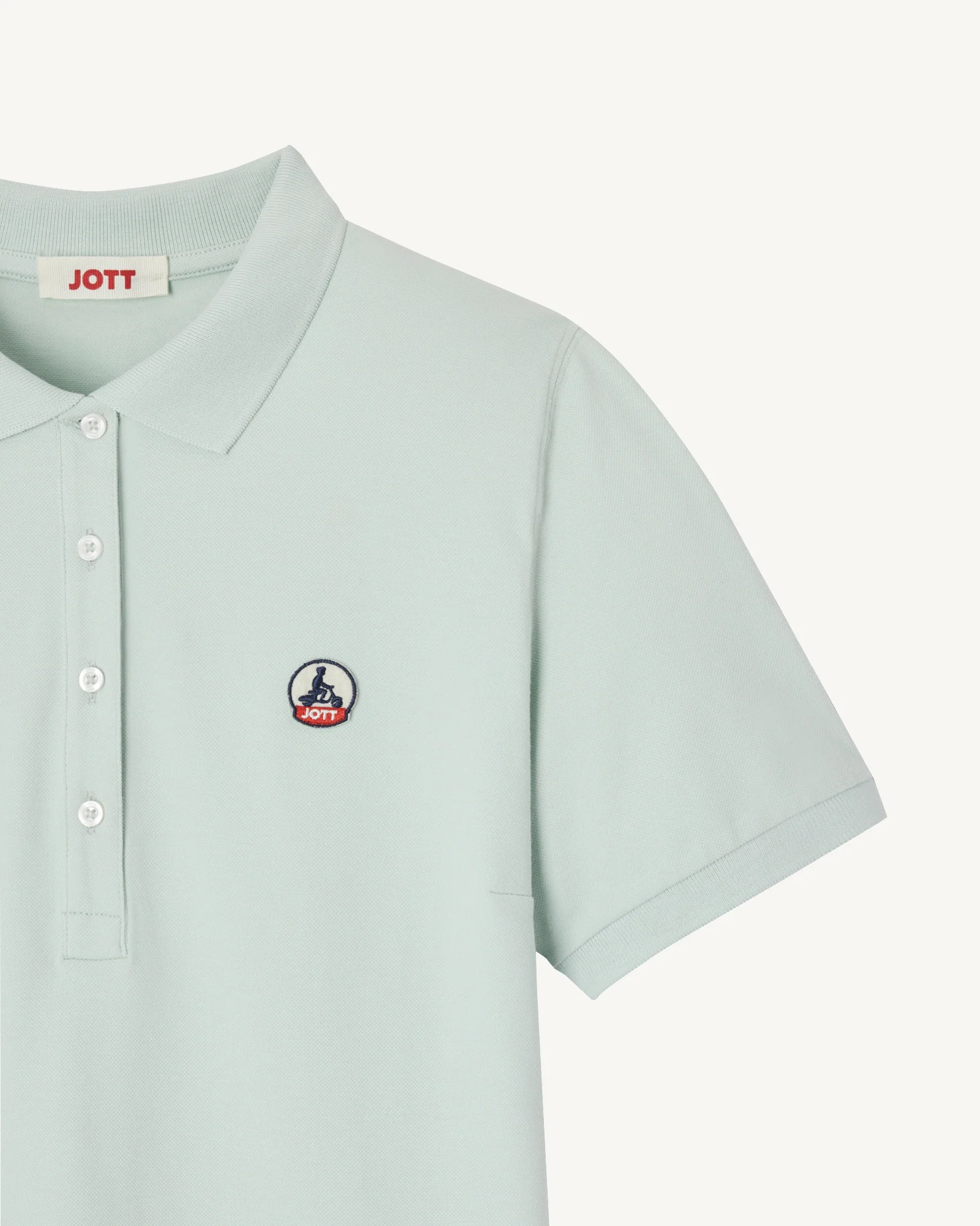 Polo dress in organic cotton Peppermint Palma