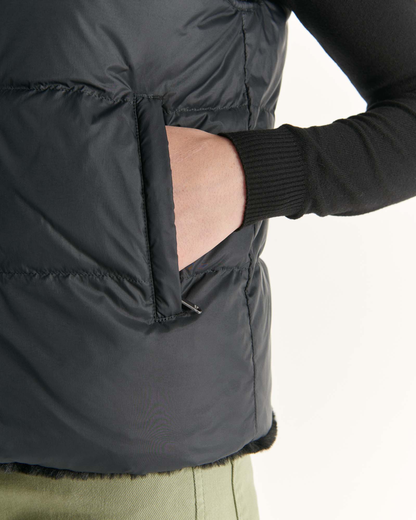 Down jacket sleeveless reversible Grand Froid Natural Daria 2.0