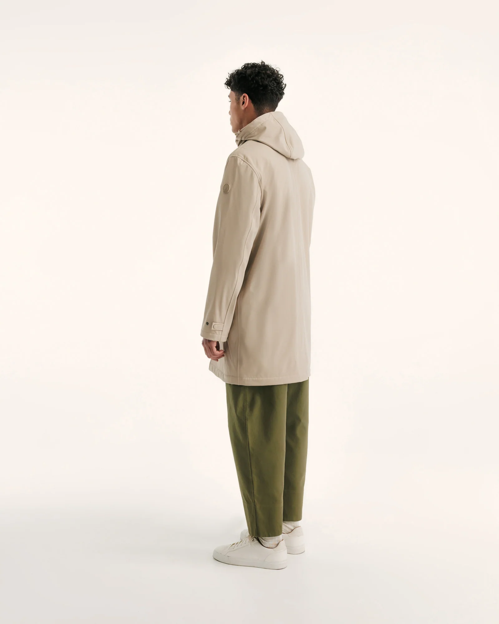 Raincoat with removable hood Marine Athenes