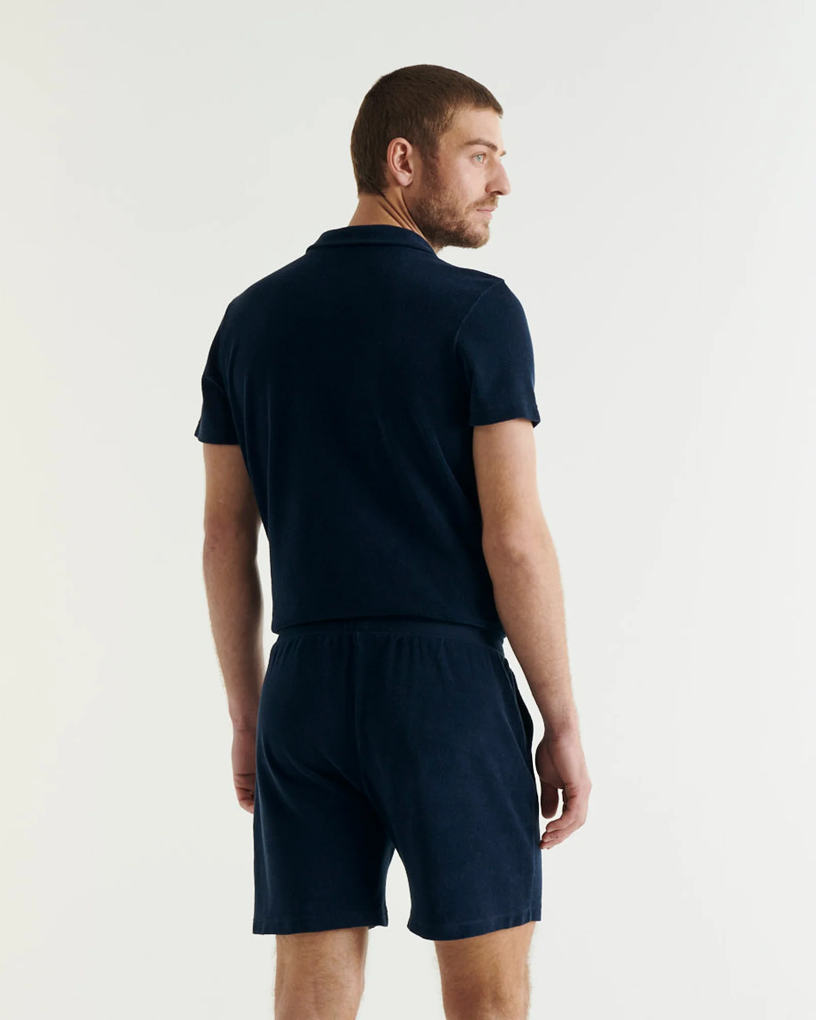 Sebastian 2.0 acid green terry shorts