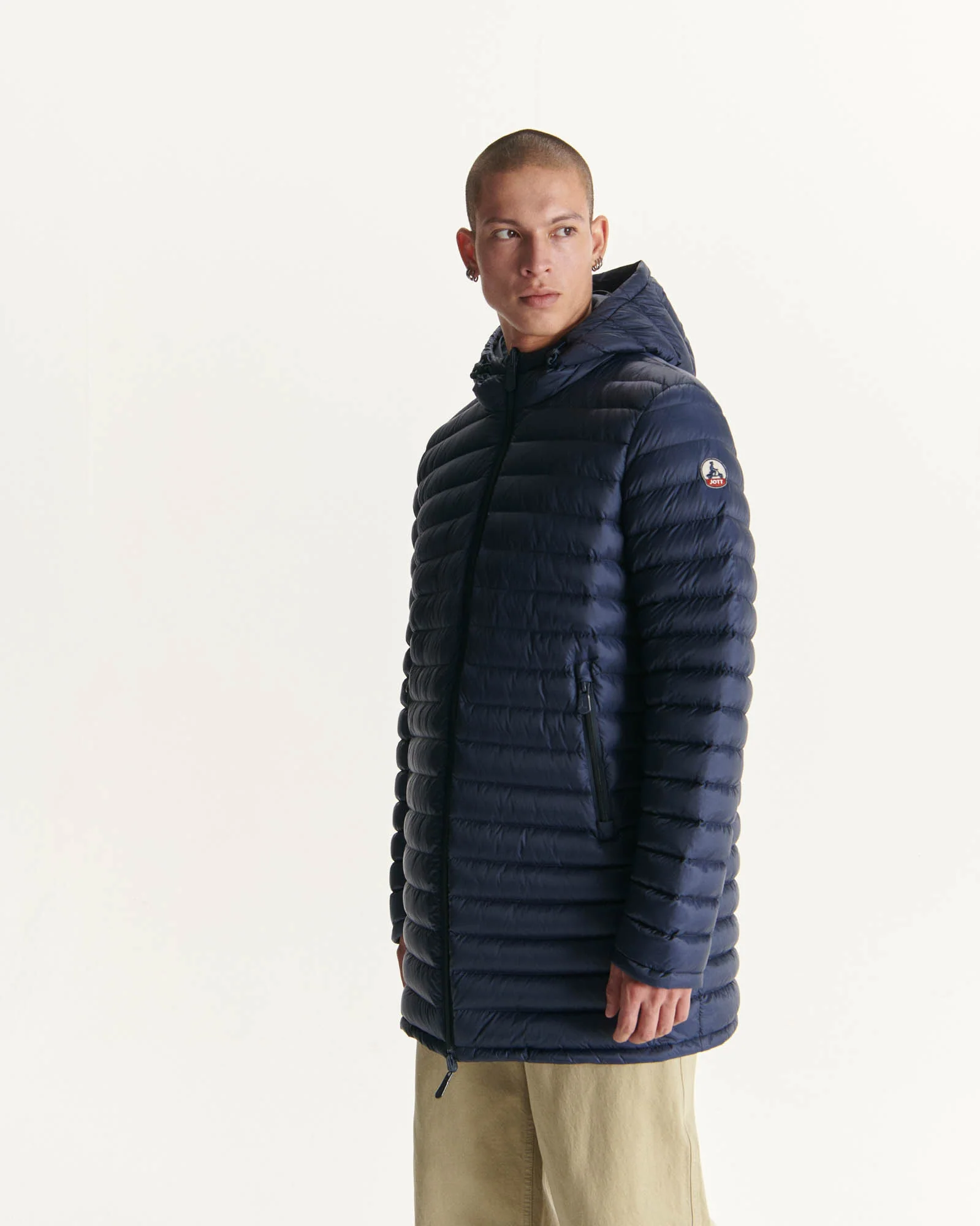 Navy Amsterdam reversible down jacket