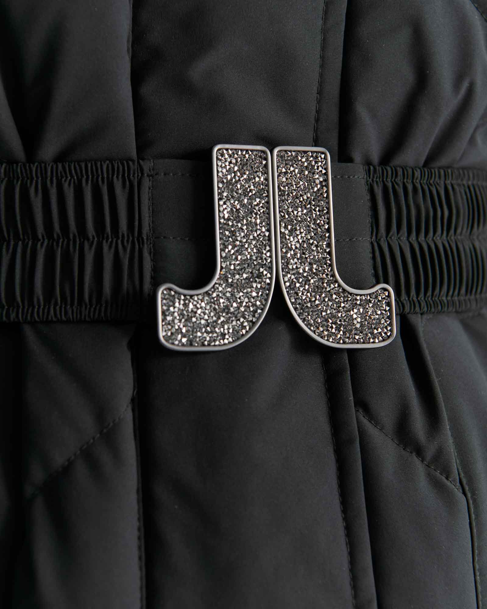 Down jacket with crystals Swarovski®️ Black Anita 2.1