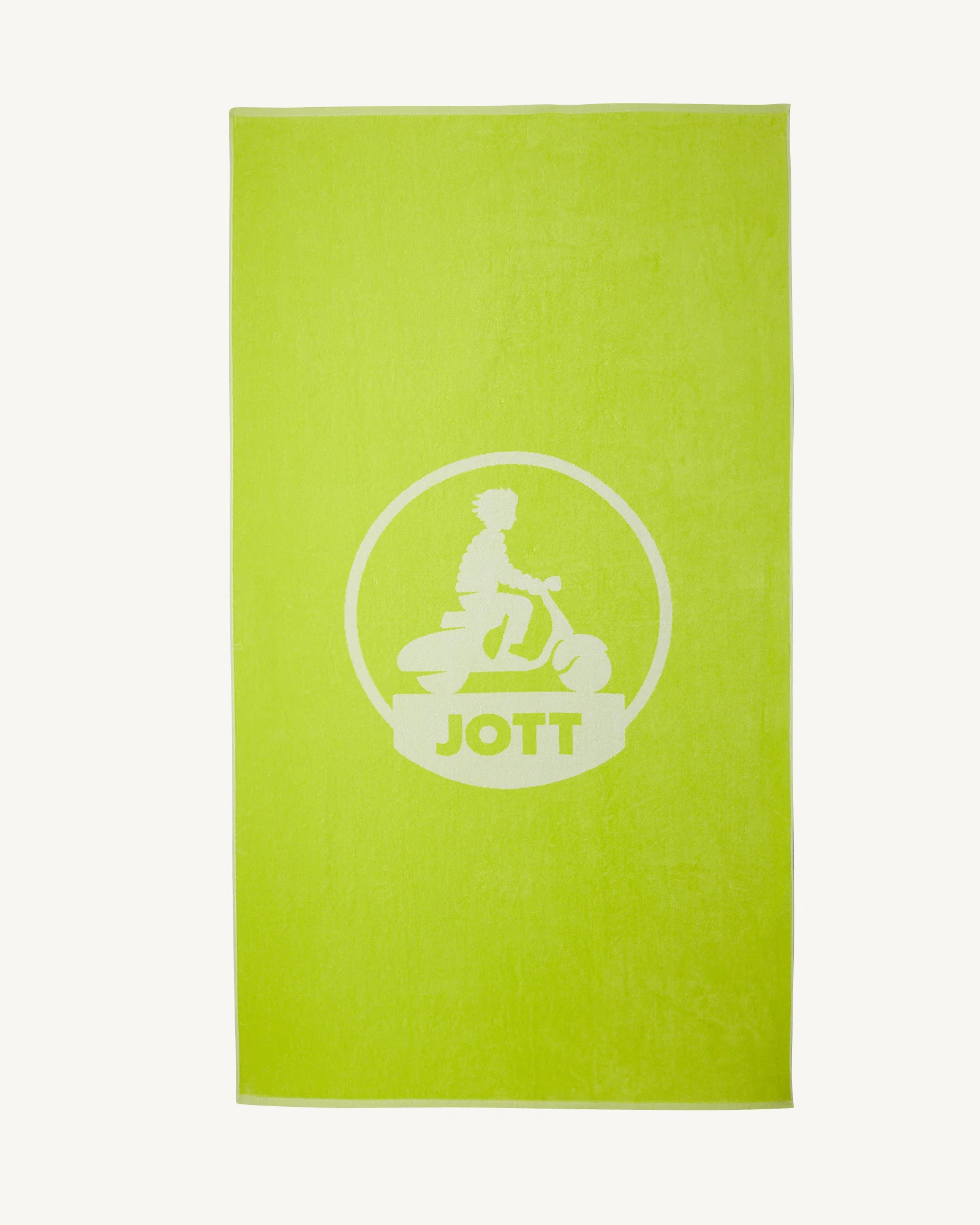 Acid green beach towel Beach