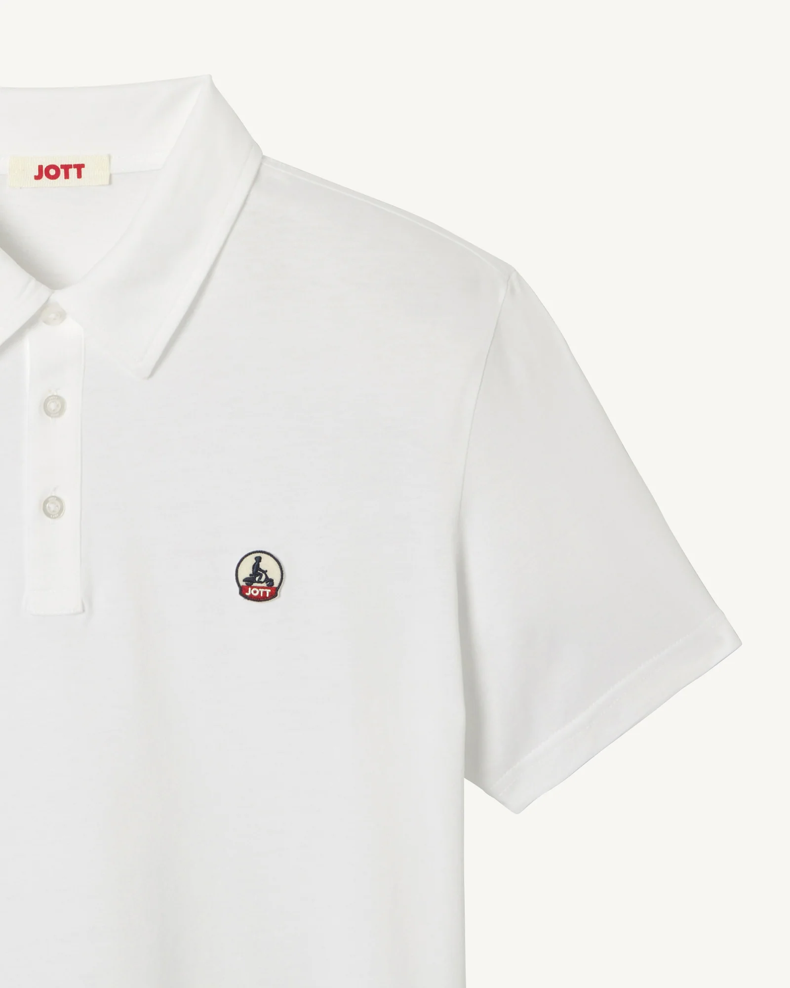 Polo shirt in organic cotton Celeste blue Lavan