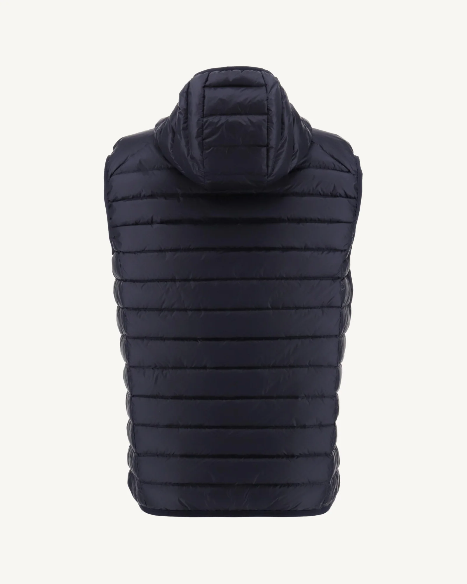 Marine Pat hooded Sleeveless down jacket