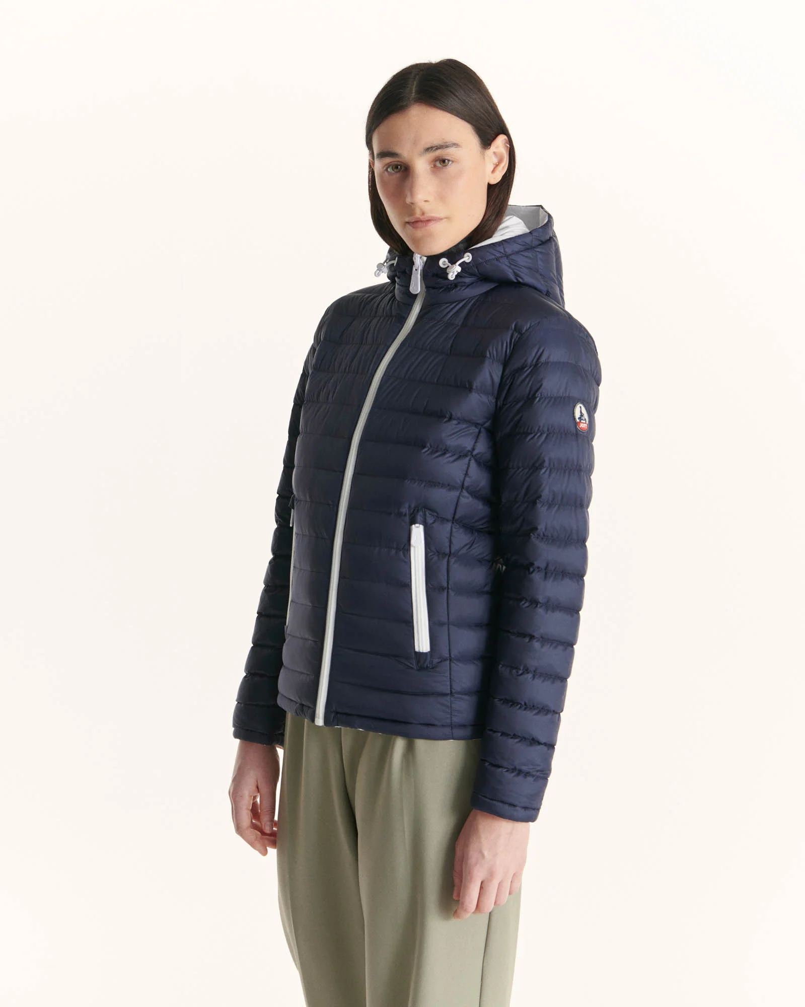 Reversible down jacket Pale pink/Aubergine Vienna