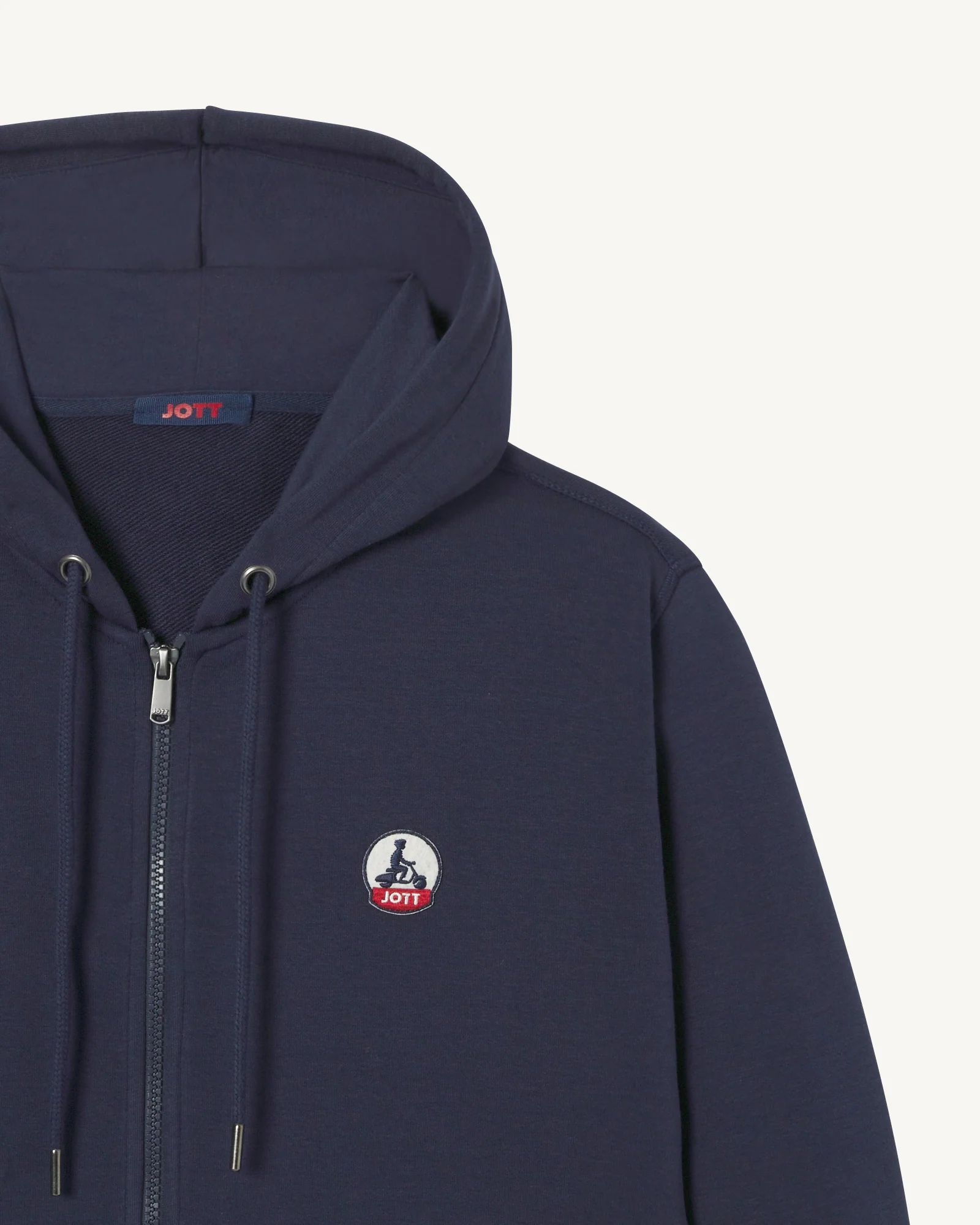 Hooded sweatshirt in organic cotton Marine Mexico 2.0