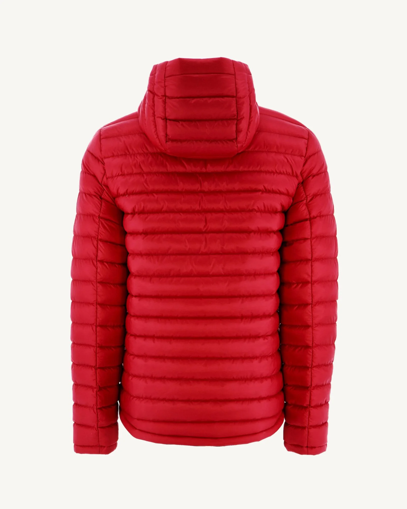 Reversible hooded down jacket Navy/Red Bergen